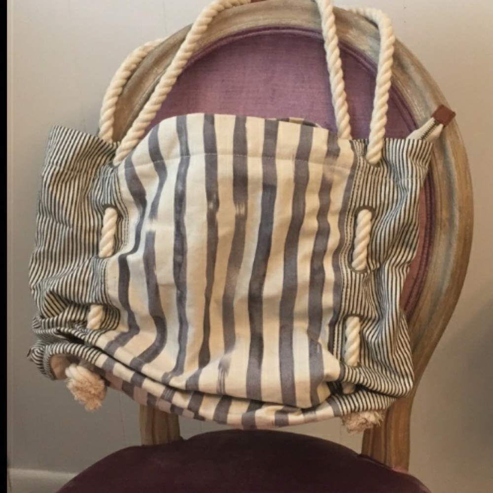 Anthropologie Canvas Bag